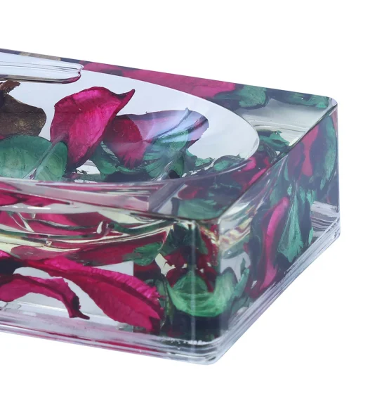 Agua Acrylic Acrylic Soap Dish Green