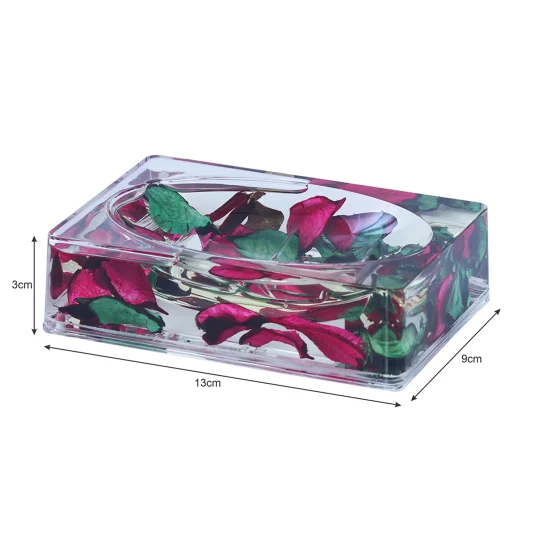 Agua Acrylic Acrylic Soap Dish Green