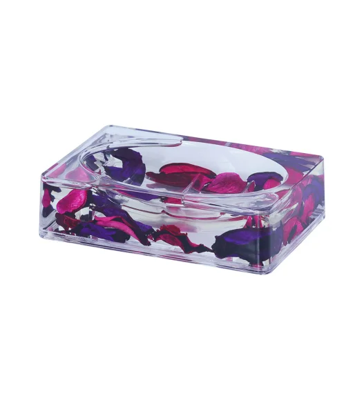 Agua Acrylic Acrylic Soap Dish Pink