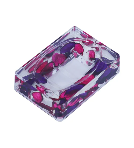 Agua Acrylic Acrylic Soap Dish Pink