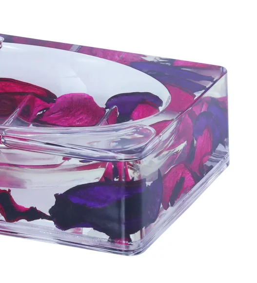Agua Acrylic Acrylic Soap Dish Pink