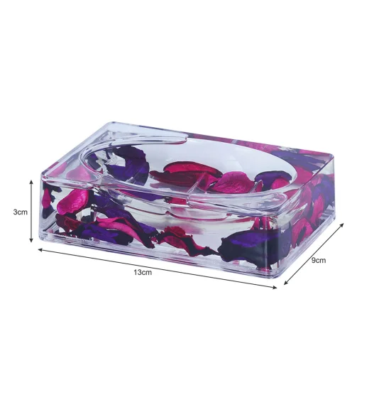 Agua Acrylic Acrylic Soap Dish Pink