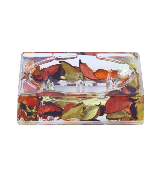 Agua Acrylic Acrylic Soap Dish Rust