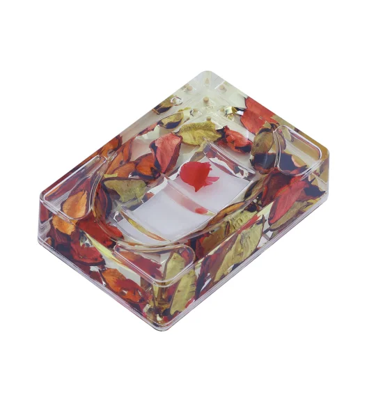 Agua Acrylic Acrylic Soap Dish Rust