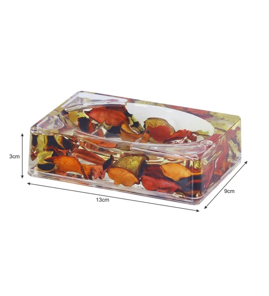 Agua Acrylic Acrylic Soap Dish Rust