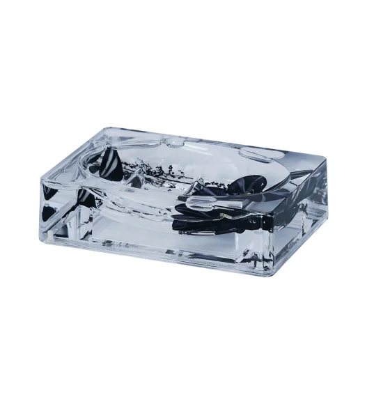 Agua Acrylic Acrylic Soap Dish Black