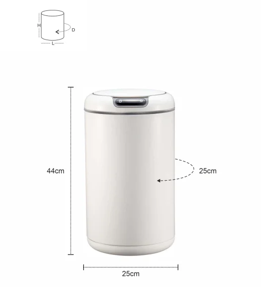 EKO 9255 Galleria Sensor Bin White