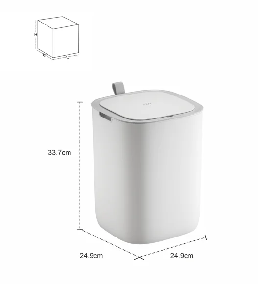 EKO 6288 Morandi Sensor Bin White