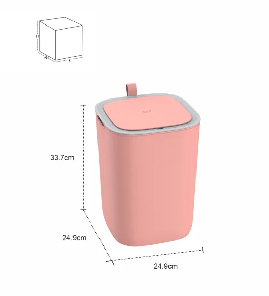 EKO 6288 Morandi Sensor Bin Pink