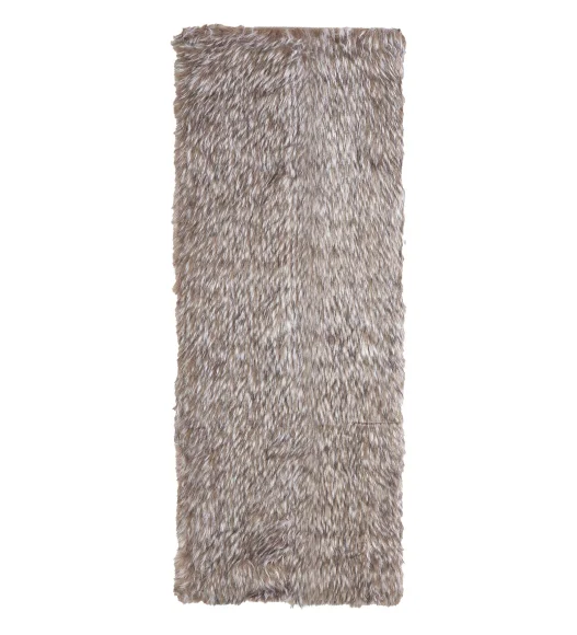 Lucy Solid Runner Brown White