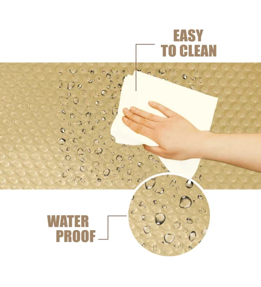 Rio Hulk PVC Shelf Liner Beige