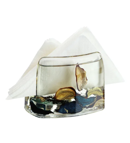 Agua Acrylic Acrylic Napkin Holder Dark Brown