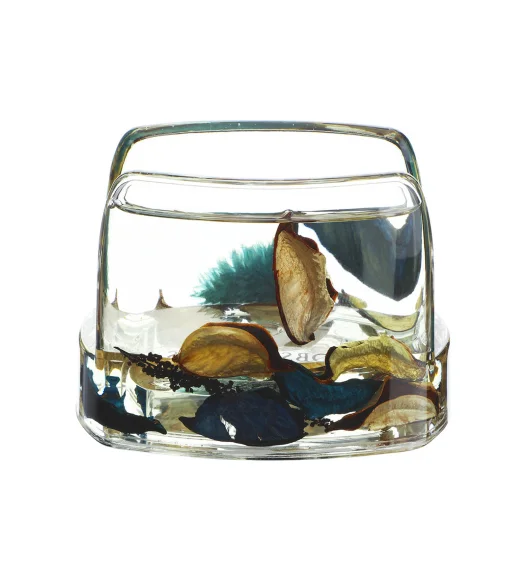 Agua Acrylic Acrylic Napkin Holder Dark Brown