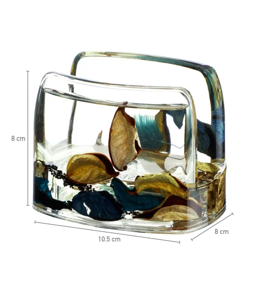 Agua Acrylic Acrylic Napkin Holder Dark Brown