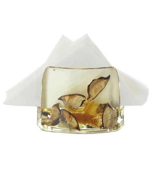 Agua Acrylic Acrylic Napkin Holder Yellow