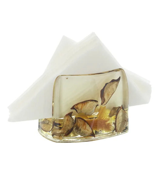 Agua Acrylic Acrylic Napkin Holder Yellow