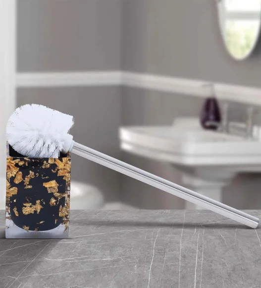 Spaze Toilet Brush Polyresin Toiletbrush Holder Black