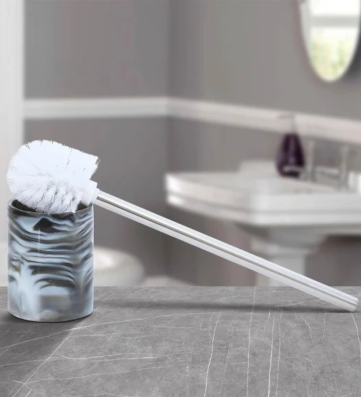 Spaze Toilet Brush Polyresin Toiletbrush Holder Grey