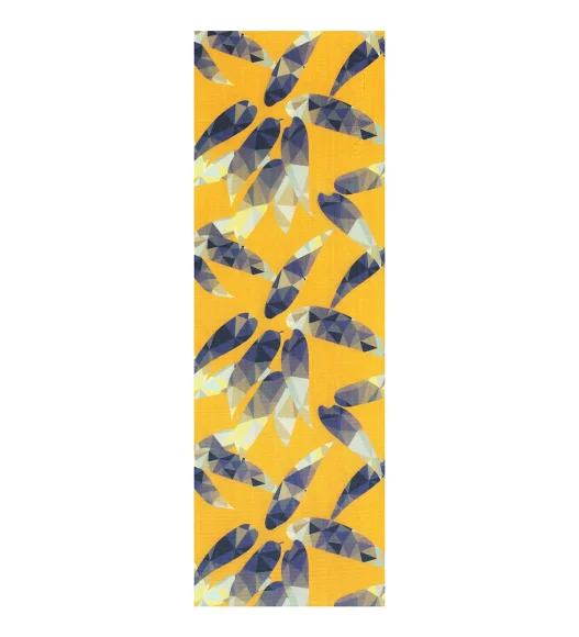 Printed (Yoga Pedia) Anti skid Yoga Mat Yoga Pedia Orange