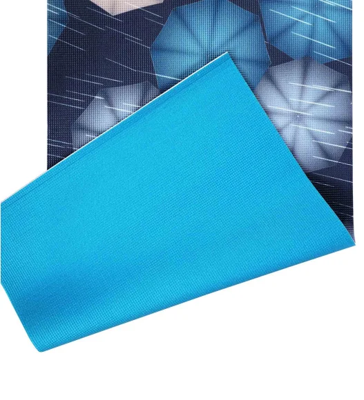 Printed (Yoga Pedia) Anti skid Yoga Mat Yoga Pedia L.Grey