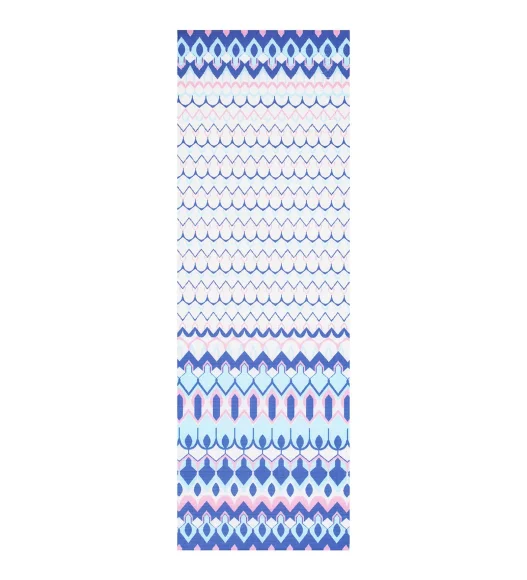 Printed (Yoga Pedia) Anti skid Yoga Mat Yoga Pedia R.Blue