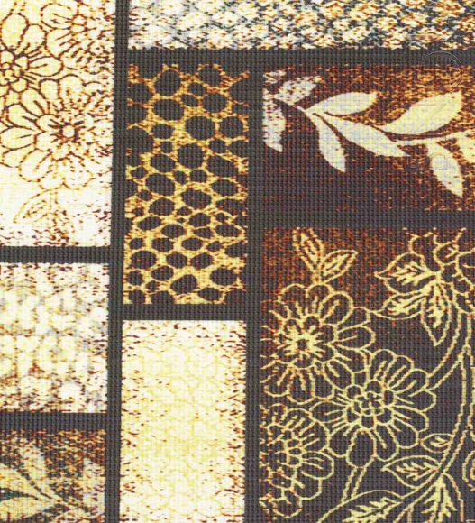 Printed (Yoga Pedia) Anti skid Yoga Mat Yoga Pedia Brown