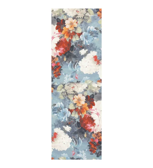 Printed (Yoga Pedia) Anti skid Yoga Mat Yoga Pedia Sky Blue