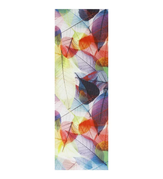 Printed (Yoga Pedia) Anti skid Yoga Mat Yoga Pedia Vermilion