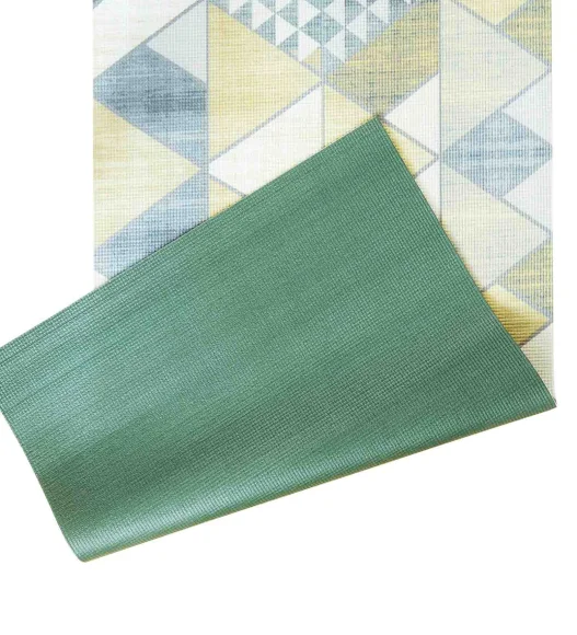 Printed (Yoga Pedia) Anti skid Yoga Mat Yoga Pedia Ivory