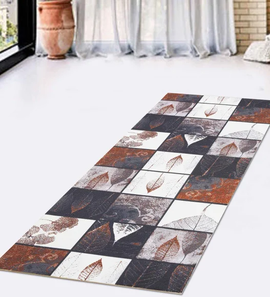 Printed (Yoga Pedia) Anti skid Yoga Mat Yoga Pedia White