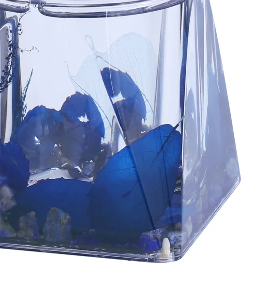 Agua Acrylic Acrylic Toiletbrush Holder Blue
