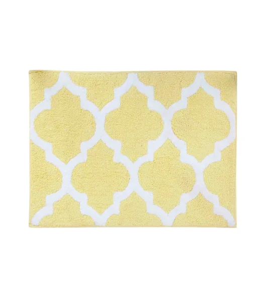 Joel Reversible Bath Mat Yellow White