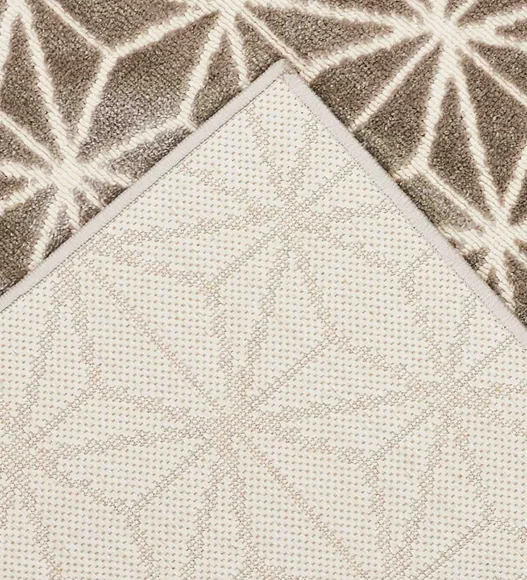 Reflex New Geometric Carpet Cream and Brown