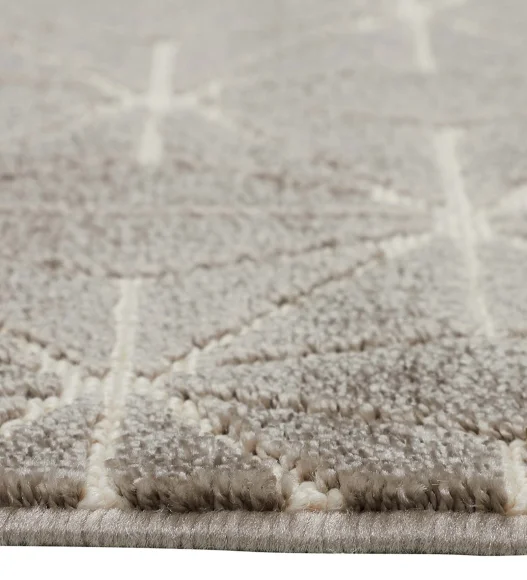 Reflex New Geometric Carpet Cream and Brown