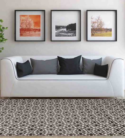 Reflex New Geometric Carpet Brown