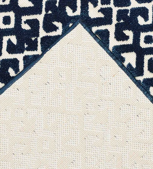 Reflex New Geometric Carpet Navy Blue