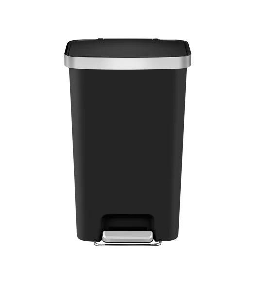 Eko 6266 Hana Eco Slim Stainless Steel Fingerprint Resistant Commercial Bin Black