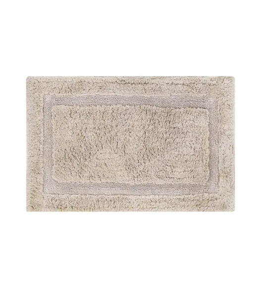 Ozen Anti skid Cotton Bath Mat Beige