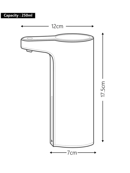 Aroma Autometic Smart Soap Dispenser Metallic