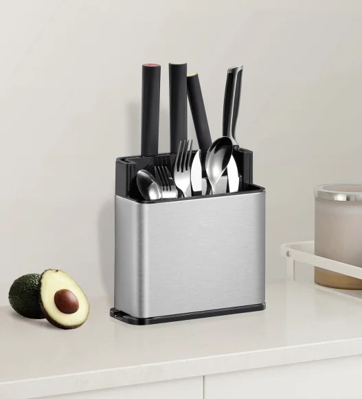 Regal Stainless Steel Counter Organizer Metallic