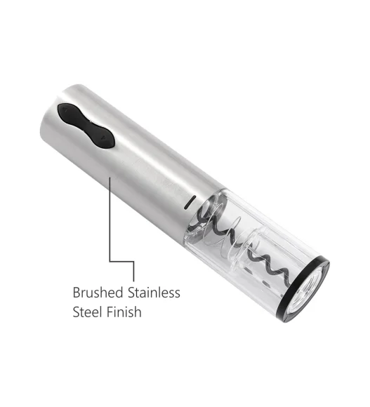 Boer Electric Wine Opener Metallic