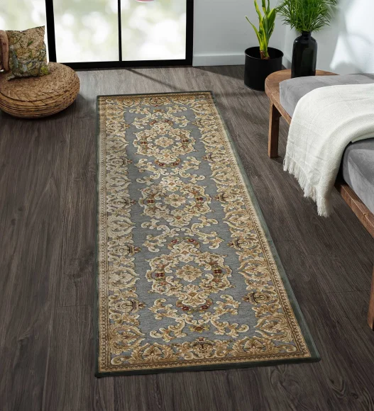 Genova Classical Runner Beige and Grey