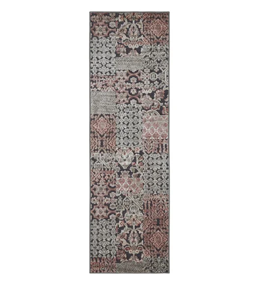 Genova Classical Runner Cream and Grey