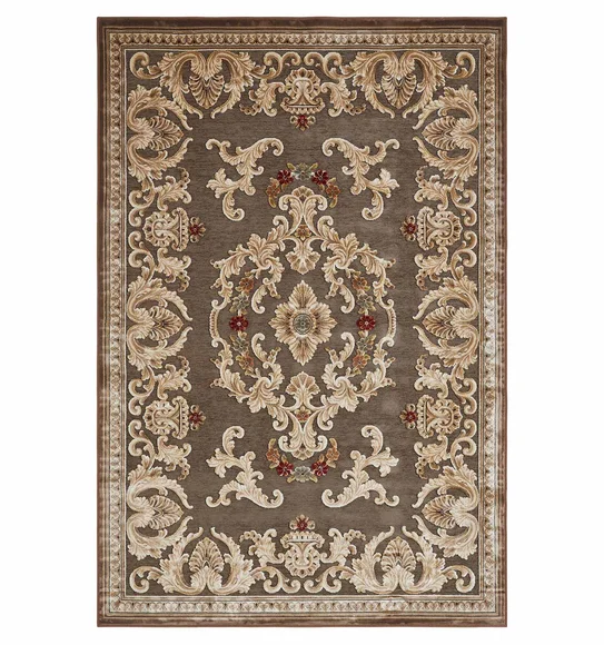 Genova Classical Carpet Brown and Beige
