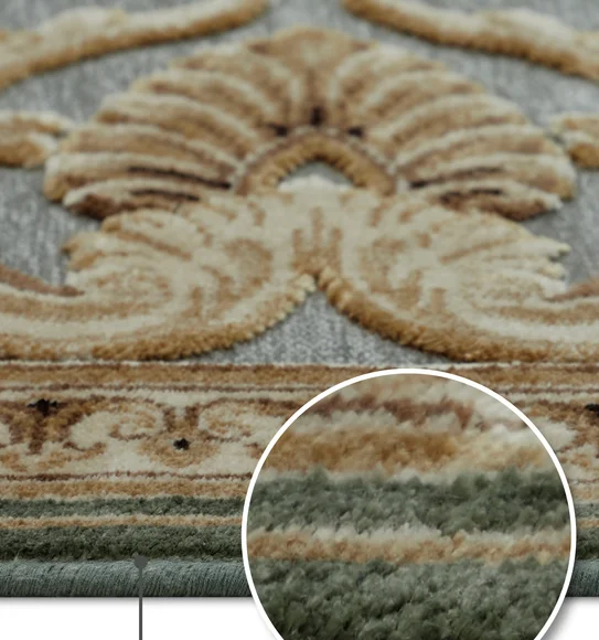 Genova Classical Carpet Beige and Grey