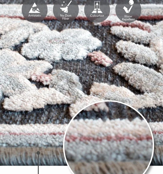 Genova Classical Carpet Cream and Grey