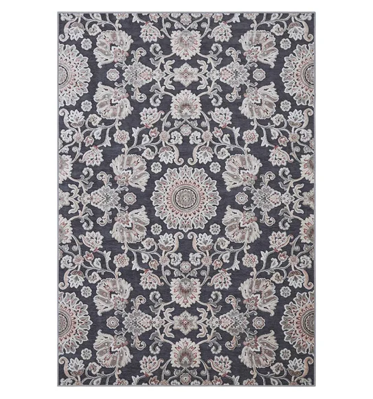 Genova Classical Carpet Grey and Cream