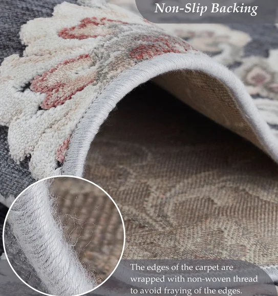 Genova Classical Carpet Grey and Cream