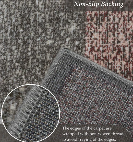 Genova Geometric Carpet Cream and Grey