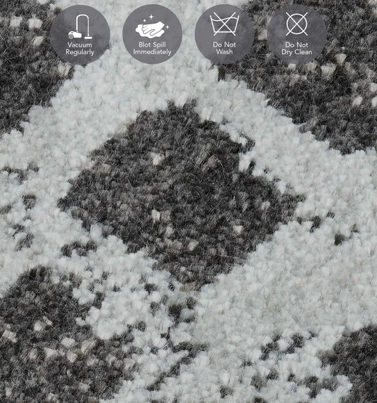 Genova Moroccan Carpet Cream and Grey